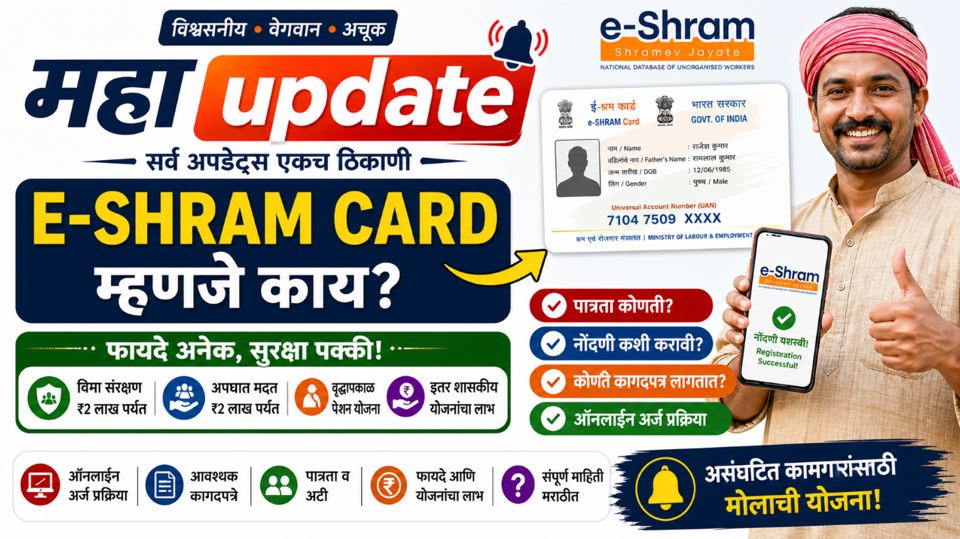 E-Shram Card म्हणजे काय